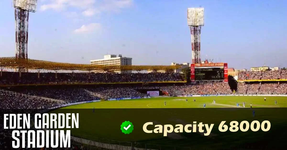 Eden Gardens Capacity