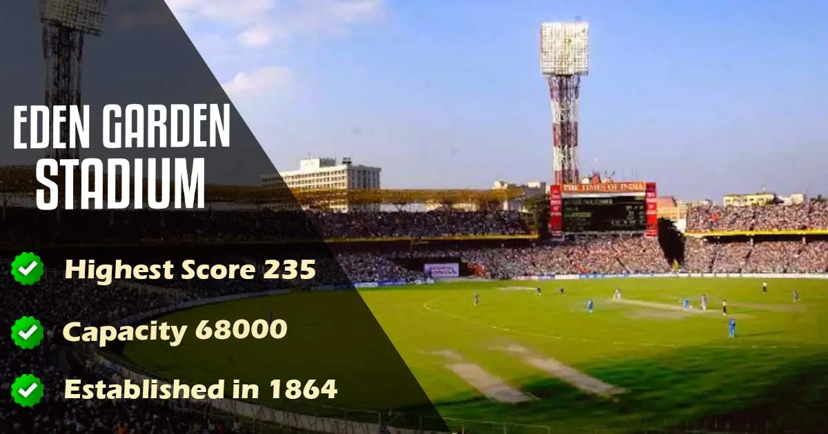 Eden Gardens Records & Statistics