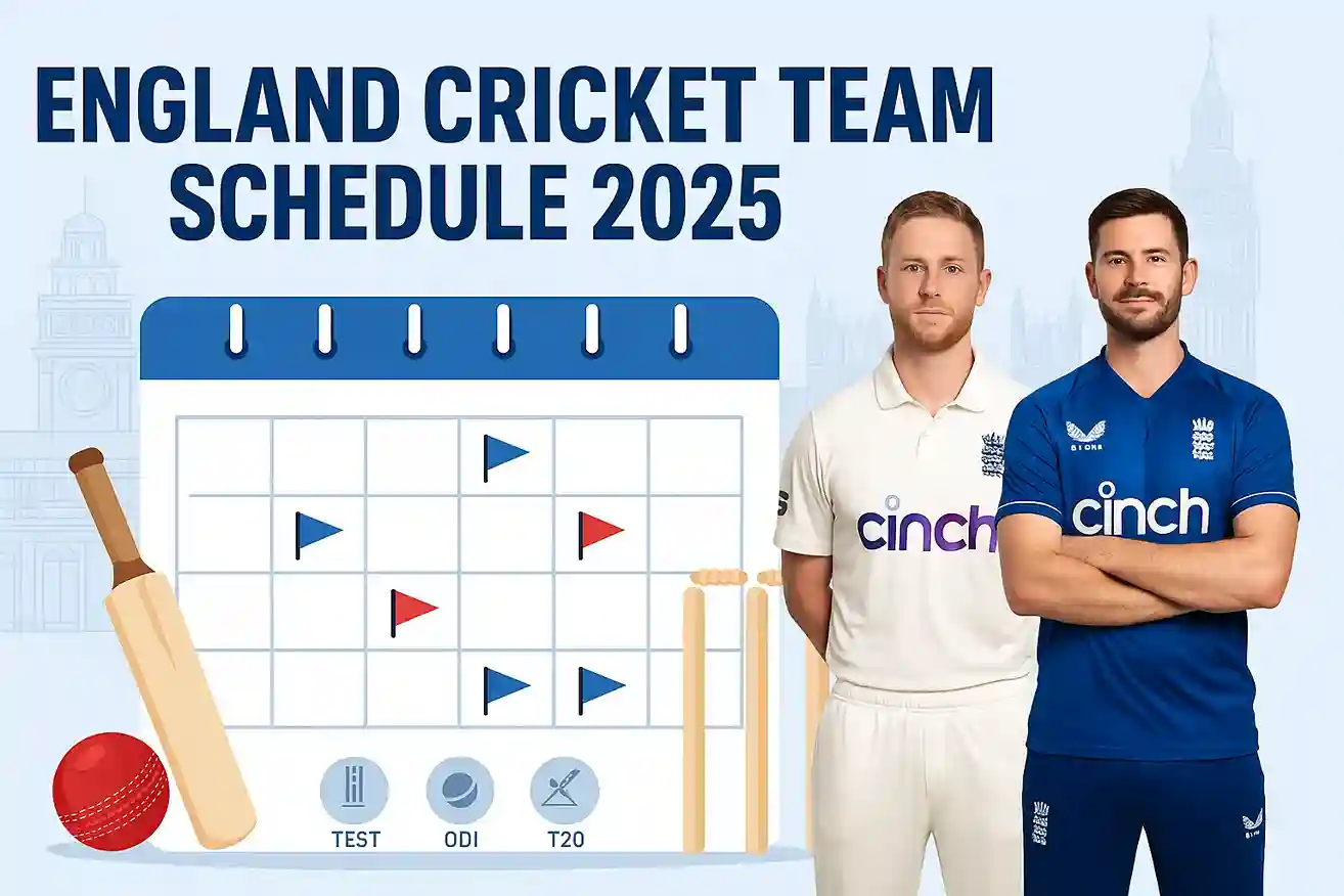 England Cricket Team Schedule