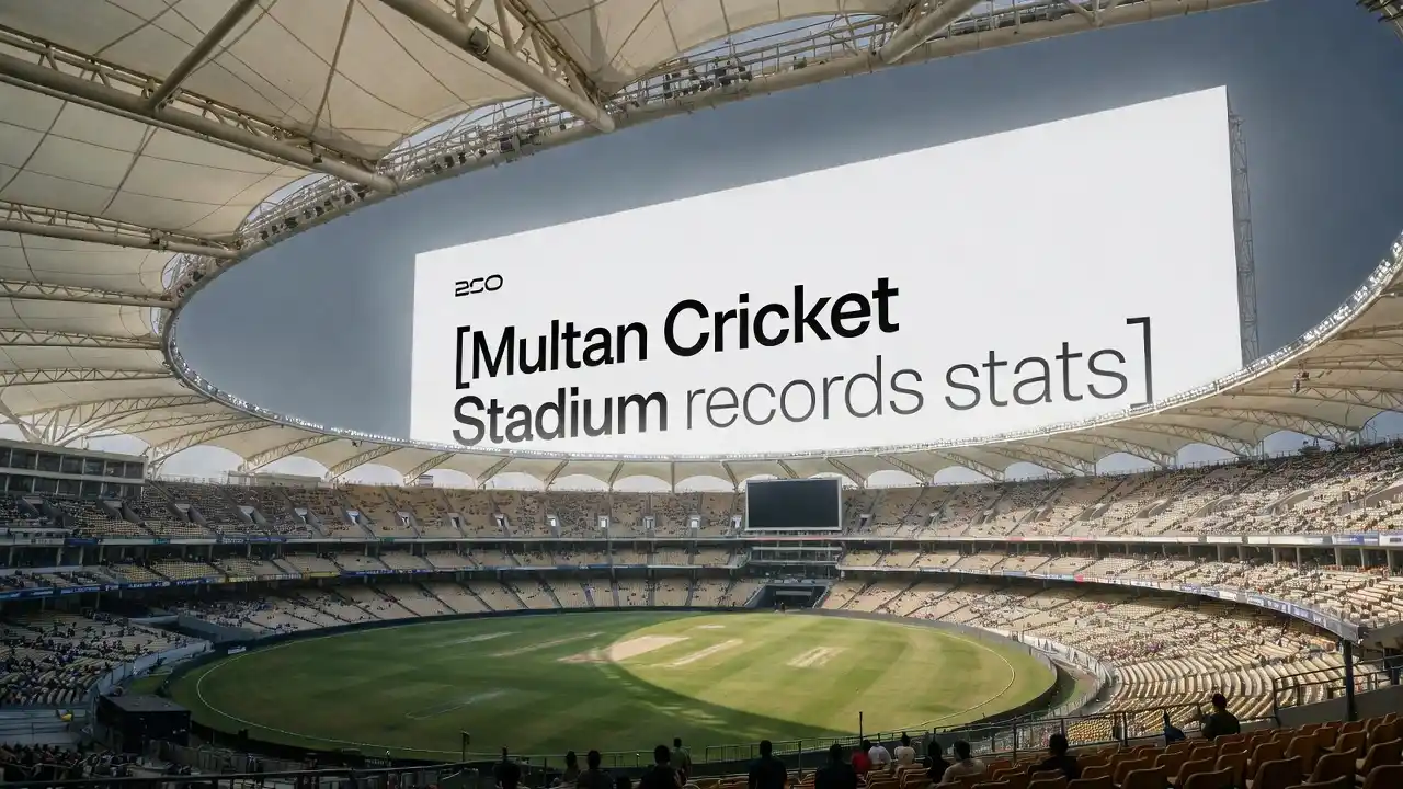 multan cricket stadium records Stats