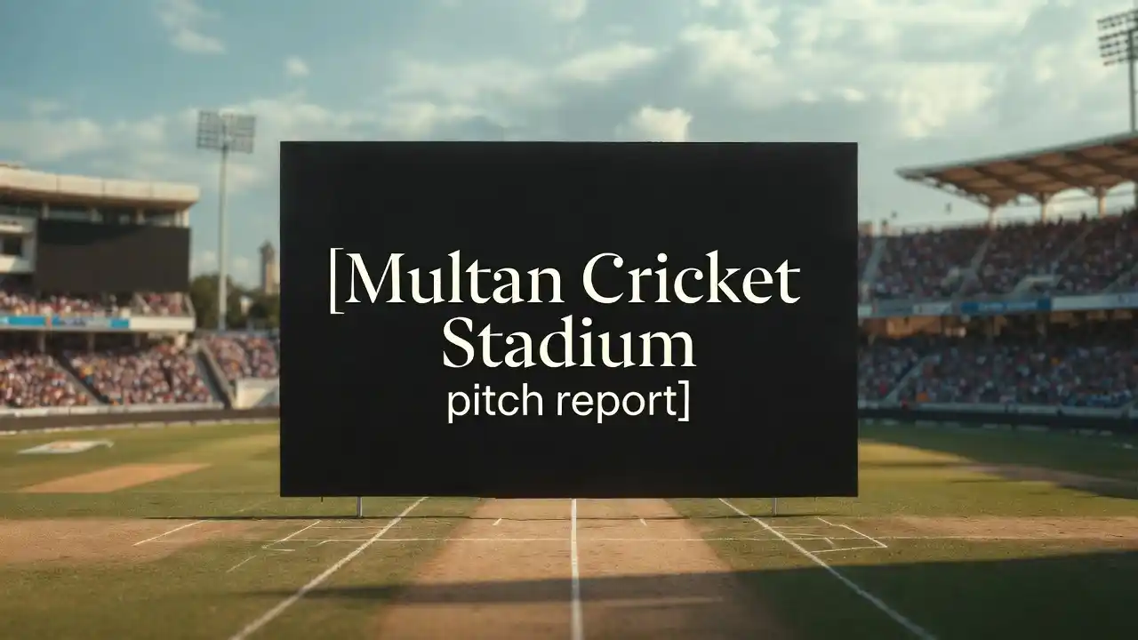 multan cricket stadium pitch report