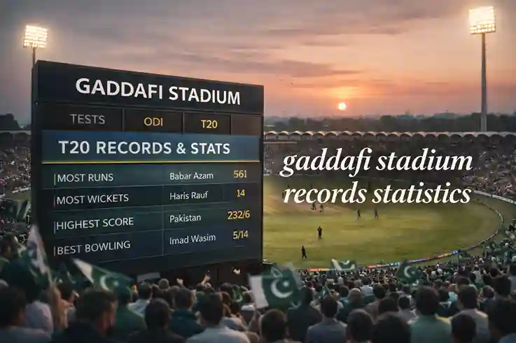 gaddafi stadium records statistics