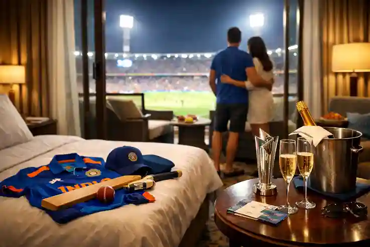 India t20 world cup final hotel