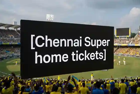 Chennai Super Kings home tickets