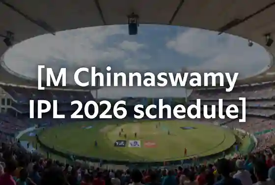 M Chinnaswamy IPL 2026 schedule