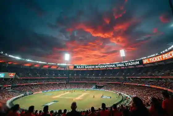 rajiv gandhi international stadium ipl ticket price