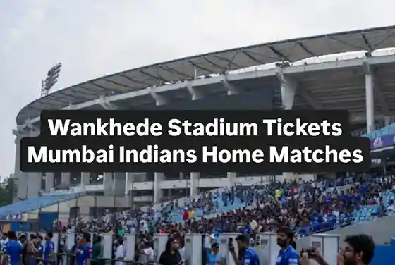 wankhede stadium tickets Mumbai Indians home matches