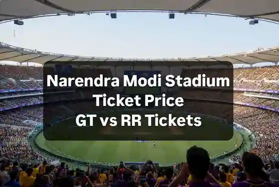 narendra modi stadium ticket price GT vs RR tickets