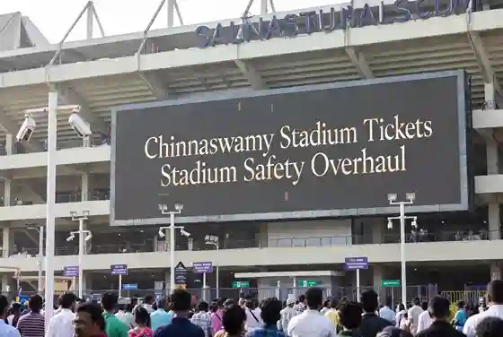 chinnaswamy stadium tickets stadium safety overhaul