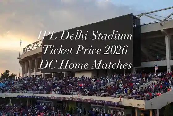 ipl delhi stadium ticket price 2026 DC home matches