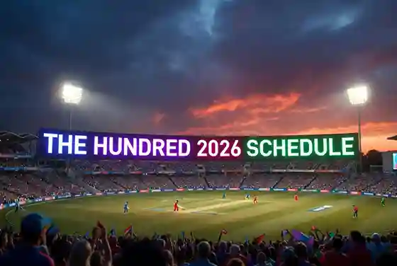 The Hundred 2026 schedule